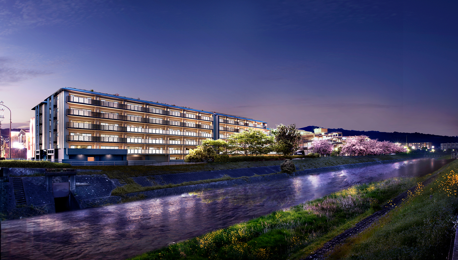 ※7：プレサンス レジェンド 六地蔵 外観完成図/分譲済