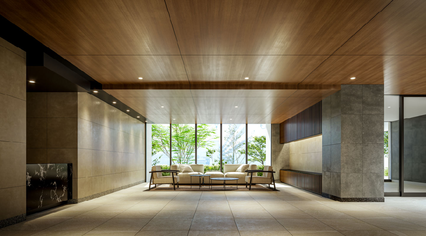 ※2：プレサンス ロジェ 城北公園 エントランスホール完成予想図