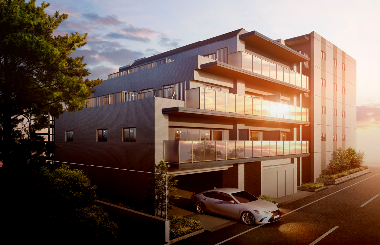 ※3：プレサンス グラン 甲子園口北町 外観完成図